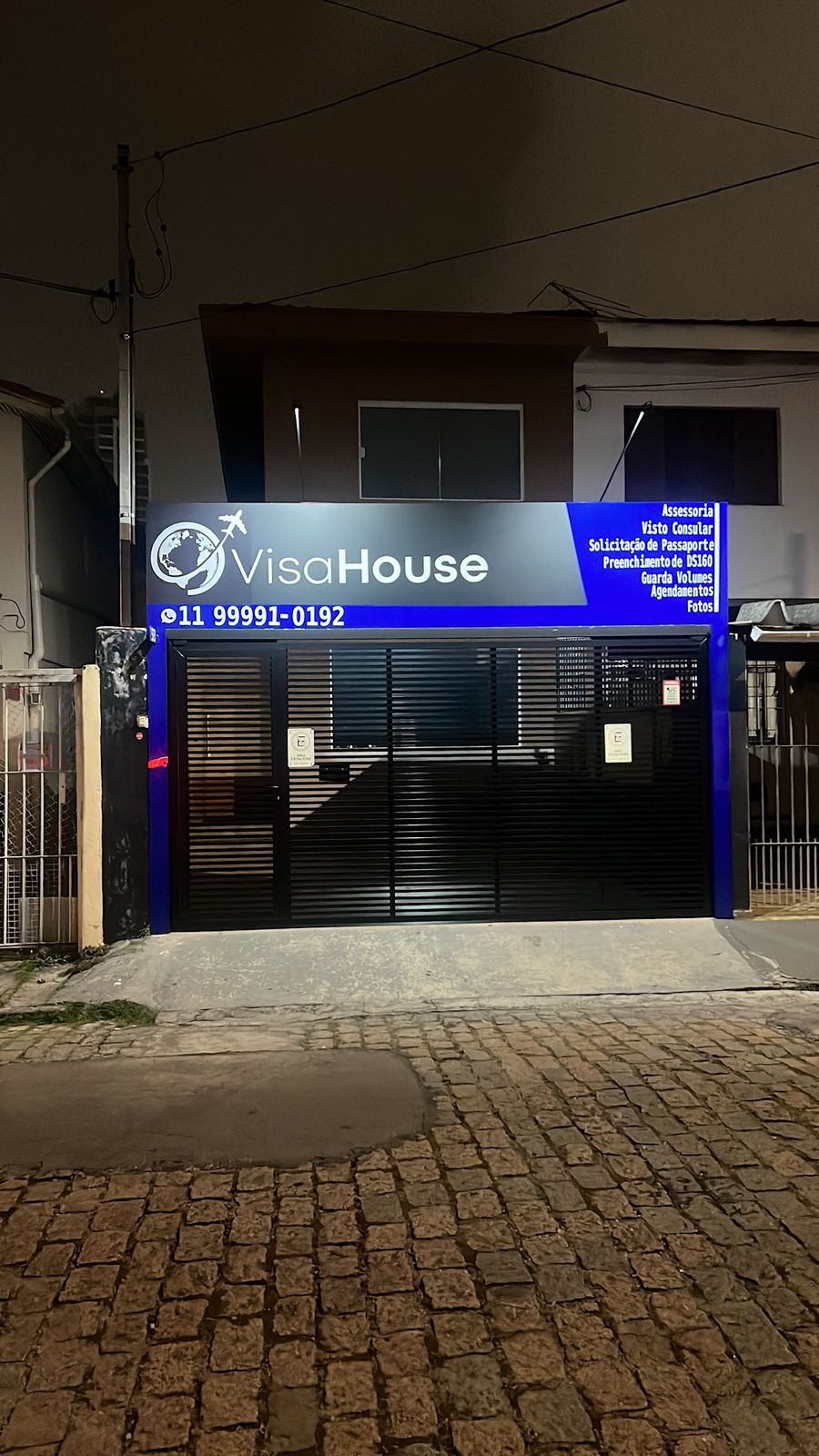 Fachada da Visa House em São Paulo